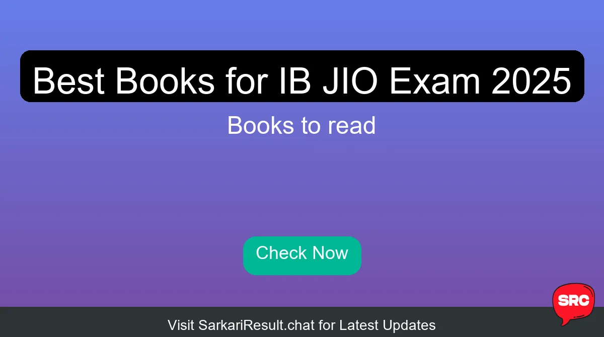 Best Books for IB JIO Exam 2025
