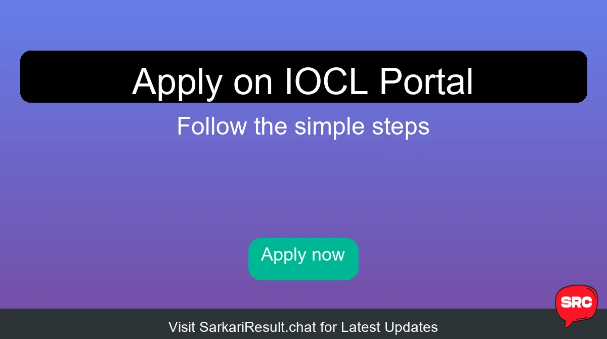 Apply on IOCL Portal