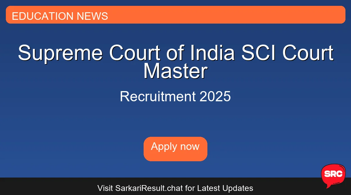Supreme Court of India SCI Court Master 